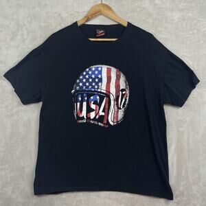 Moto GP 2017 USA World Championship Motorcycle Road Racing T Shirt Men's XL